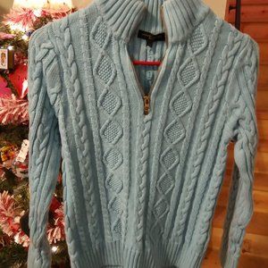 Jeanne Pierre WOMEN'S CABLE SWEATER